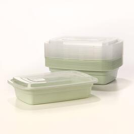 Farberware&#40;R&#41; Sage Meal Prep Containers with Lids - Set of 12