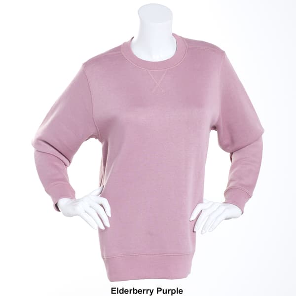 Womens Starting Point Ultrasoft Fleece Crew Neck Sweatshirt - Boscov's