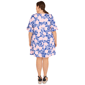 Plus Size Larky Lark 3/4 Ruffle Sleeve Daisy Daze Shift Dress - image 2