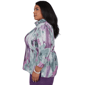 Plus Size Alfred Dunner Vail Floral Brushstroke Cowl Neck Blouse - image 4