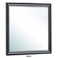 Passion Furniture Classic Square Wood Dresser Mirror - 38x38 - image 14