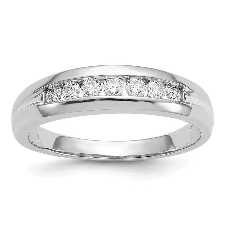 Mens Gentlemens Classics(tm) 14kt. White Gold 1/3ctw. Diamond Ring