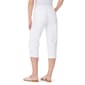 Womens Gloria Vanderbilt Vintage White Cargo Capris w/ Flex Waist - image 2
