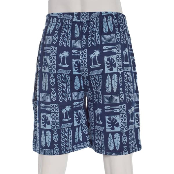 Mens Preswick & Moore® Hawaiian Drawstring Pajama Shorts