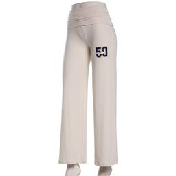 Juniors Peanuts™ 50 Fold Over Waist Yum Wide Leg Pants