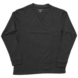 Mens Preswick & Moore Long Sleeve T-Shirt - Charcoal