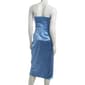 Juniors Emerald Sundae Strapless Satin Twist Corset Midi Dress - image 3