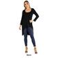 Womens 24/7 Comfort Apparel Long Sleeve High Low Hemline Tunic - image 3