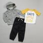 Toddler Boy Little Rebels&#40;R&#41; 3pc. Dads Little Dude Hood Jogger Set - image 1