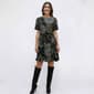 Womens Connected Apparel Short Sleeve Pocket Shift Dress - image 1