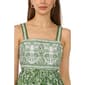 Womens Cece Sleeveless Square Neck Floral Poplin Maxi Dress - image 5