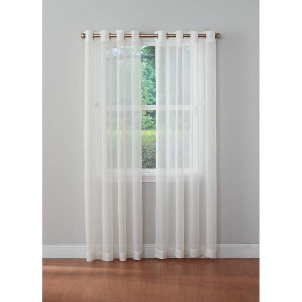 Shannon Crushed Voile Grommet Sheer Curtain Panel - image 