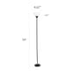 Simple Designs 1 Light Stick Torchiere Floor Lamp - image 3