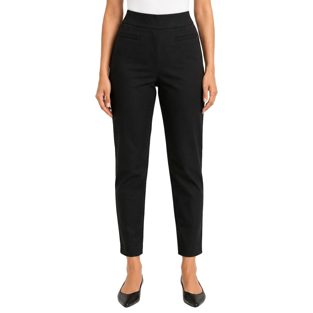 Womens Zac & Rachel Pull On Solid Millennium Slim Pants