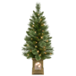 Puleo International Pre-Lit Potted Christmas Trees - Set of 2 - image 1
