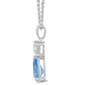 Nova Star® Silver Sterling 1/4ctw. Lab Diamond Pendent Necklace - image 2