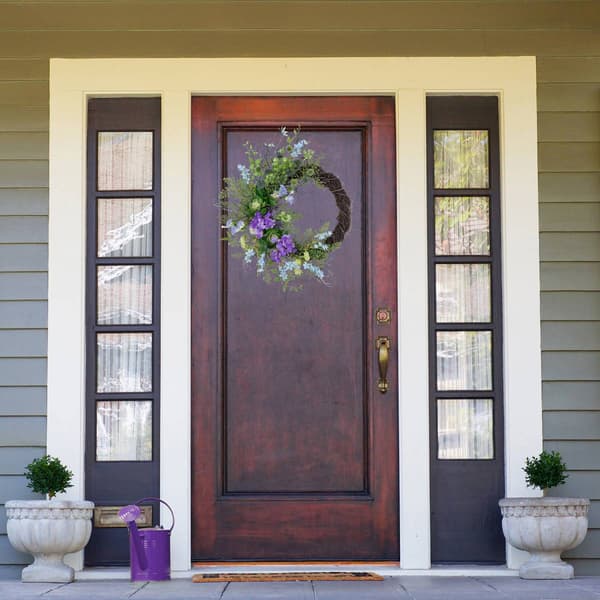 Northlight Seasonal Artificial Mixed Wildflowers Spring Wreath