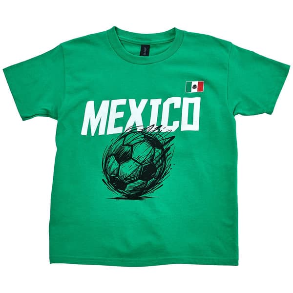 Boys (8-20) Tailgate Mexico Scribble Soccer Tee - image 