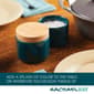 Rachael Ray 2pc. Ceramic Stacking Spice Box Set w/Lid-Teal Blue - image 4