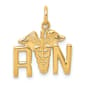 Unisex Gold Classics(tm) 14kt. Gold RN Registered Nurse Charm - image 1