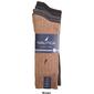 Mens Nautica Dress Socks - Brown/Blue - image 2