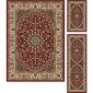 Tayse Elegance Victoria 3pc. Area Rug Set - Red - image 1