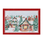 Threadmade Storybook Christmas Village Placemat - Set of 4 - image 2