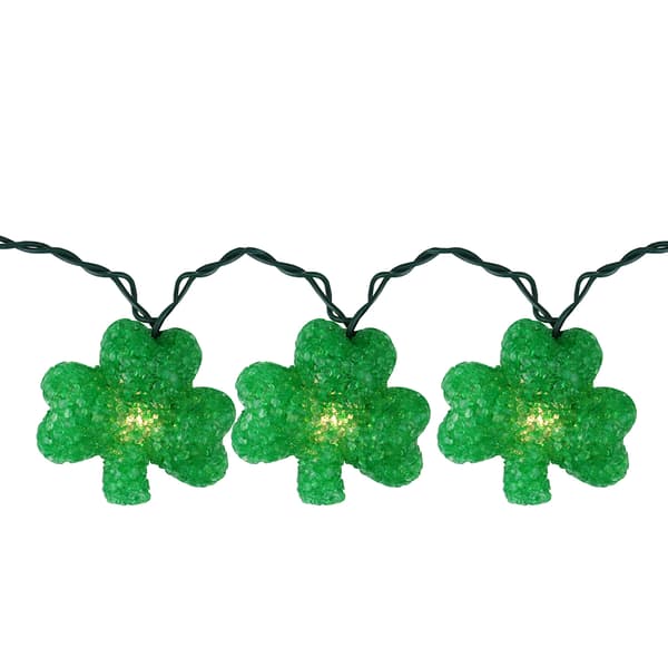 Northlight Seasonal Set of 10 Irish Shamrock String Lights