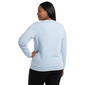 Plus Size Hasting & Smith Long Sleeve Embroidered Tree Sweatshirt - image 2