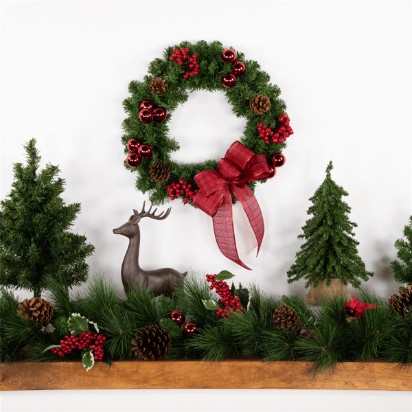 Northlight 16in. Artificial Colorado Spruce Christmas Wreath