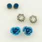 Freedom Nickel Free Flower Trio Earring Set - image 1