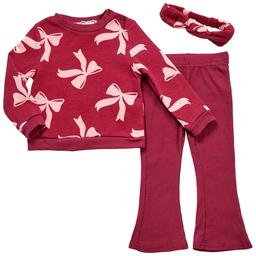Baby Girl (12-24M) BTween(R) Fleece Sweatshirt with Flared Leggings