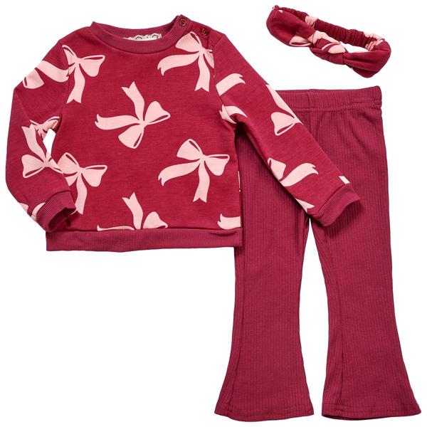 Baby Girl (12-24M) BTween(R) Fleece Sweatshirt with Flared Leggings - image 