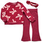 Baby Girl (12-24M) BTween(R) Fleece Sweatshirt with Flared Leggings - image 1