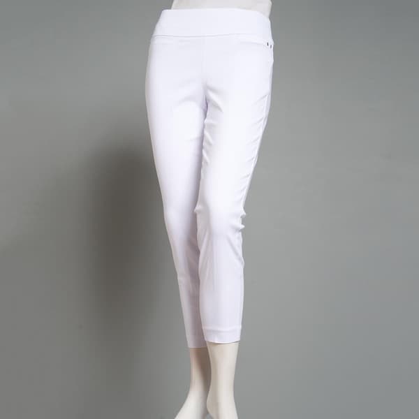 Juniors Leighton Solid Grommet Millennium Ankle Pants - image 