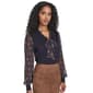 Womens Tommy Hilfiger Long Sleeve Stars Tie Neck Blouse - image 2
