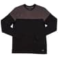 Young Mens Modern Culture Color Block Long Sleeve Tee - image 1