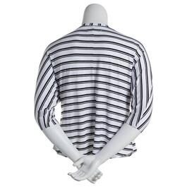 Womens French Laundry Dolman Sleeve V-Neck Stripe Tee