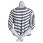 Womens French Laundry Dolman Sleeve V-Neck Stripe Tee - image 2