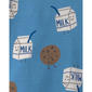 Toddler Boy Carter''s® 4pc. Milk & Cookies Sung Fit Pajama Set - image 4