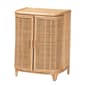 bali & pari Yanka Bohemian Natural Rattan Storage Cabinet - image 1
