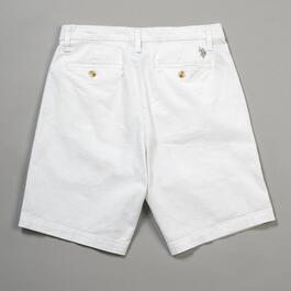 Mens U.S. Polo Assn.&#174; White Walk Shorts