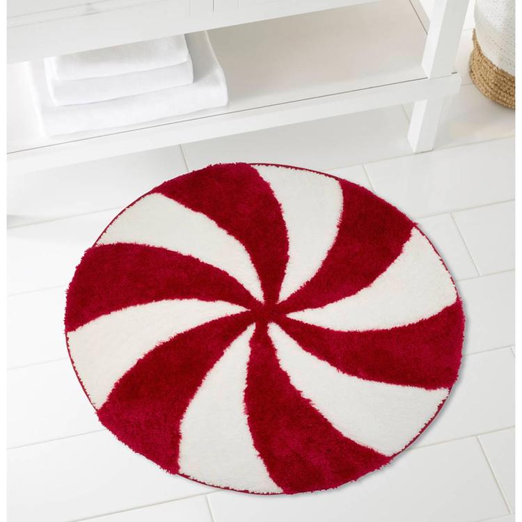 Avanti Peppermint Candy Bath Rug