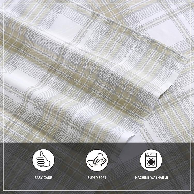 Wrangler Dayton Valley Plaid Microfiber Sheet Set