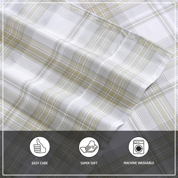 Wrangler Dayton Valley Plaid Microfiber Sheet Set