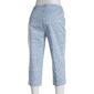 Womens Napa Valley Floral 19in. Cotton Super Stretch Capri Pants - image 2