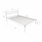 South Shore Sweedi Natural Wood Full Wooden Bed - image 7