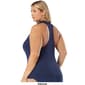 Plus Size Beach House Ruffle Trim Nina Tankini Swim Top - image 2