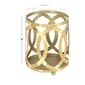 9th & Pike® Gold Metal Trellis Pattern Candle Holder - image 7