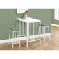Monarch Specialties Contemporary 3pc. Dining Set - image 1